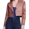 Ruth Negga Presumed Innocent Leather Jacket