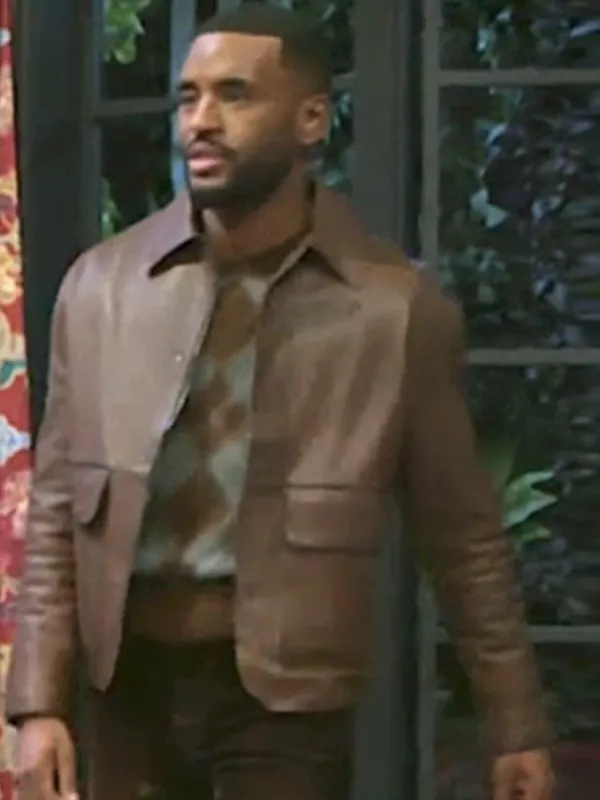 Sean Freeman Beyond the Gates Brown Leather Jacket
