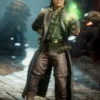 Shang Tsung Mortal Kombat 11 Black Leather Trench Coat