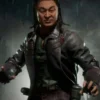 Shang Tsung Mortal Kombat 11 Black Trench Leather Coat