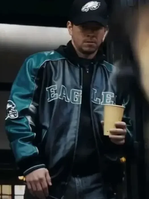 Shooter Mark Wahlberg Philadelphia Eagles Leather Jacket