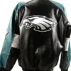 Shooter Mark Wahlberg Philadelphia Eagles Leather Jacket Back
