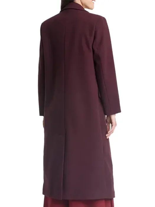 Small Town Big Story Christina Hendricks Coat Back