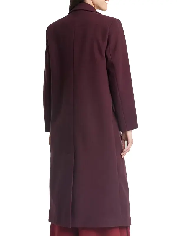 Small Town Big Story Christina Hendricks Coat Back