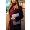 Small Town Big Story Christina Hendricks Coat Back