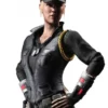 Sonya Blade Mortal Kombat X Soldier Black Leather Vest
