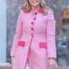 The Today Show Jenna Bush Hager Pink Scallop Coat