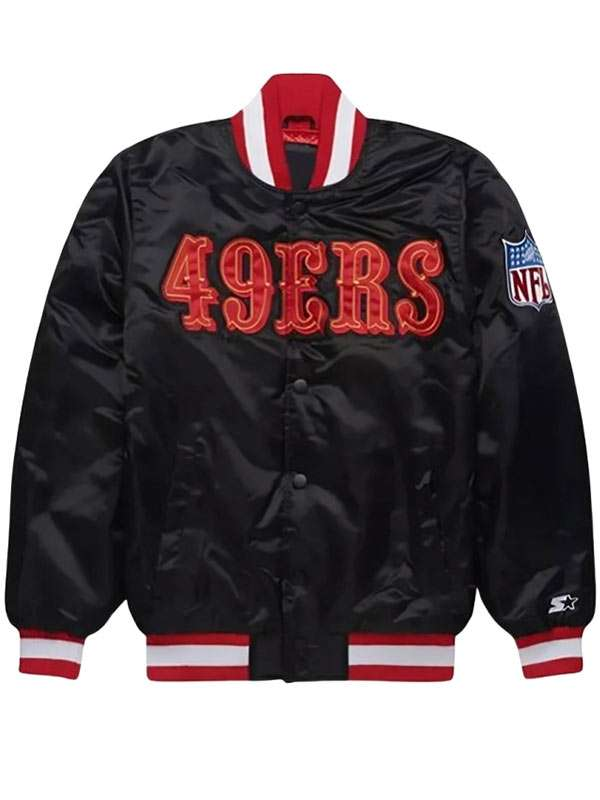 Black San Francisco 49ers Jacket