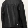 Bradford Oversized Leather Biker Jacket Back