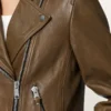 Dalby Slim Fit Leather Jacket