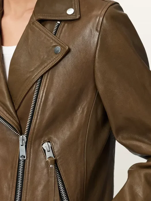 Dalby Slim Fit Leather Jacket