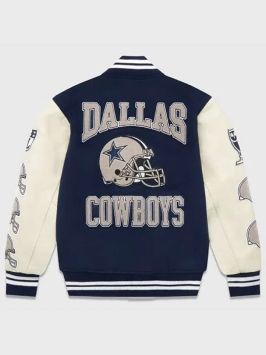 Dallas Cowboys Varsity Jacket Back