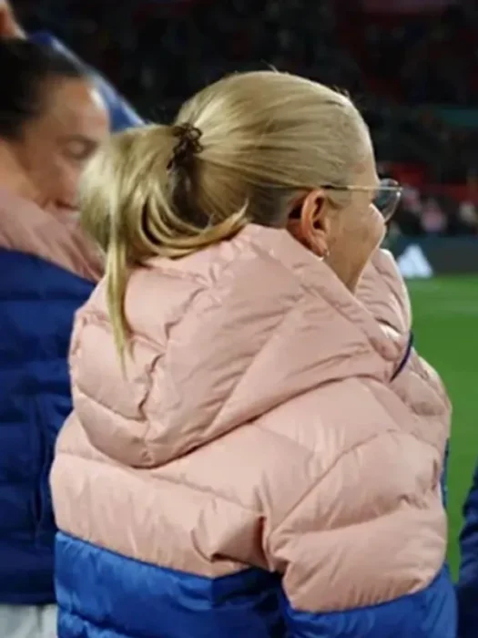 England Lionesses Puffer Jacket Back