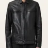 Luck Black Leather Jacket