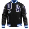 MLB LOS ANGELES DODGERS MASHUP MEN'S WOOL VARSITY JACKET