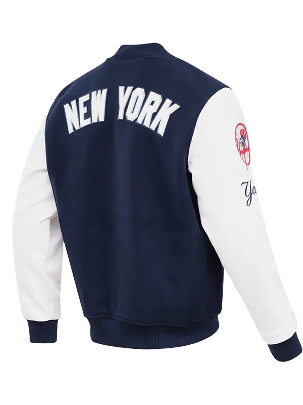 MLB NEW YORK YANKEES CLASSIC WOOL VARSITY JACKET BACK