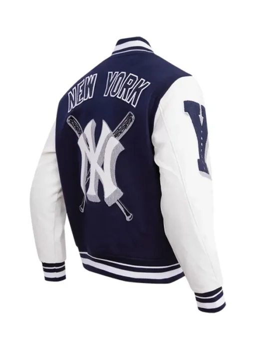 MLB NEW YORK YANKEES MASHUP MEN VARSITY JACKET