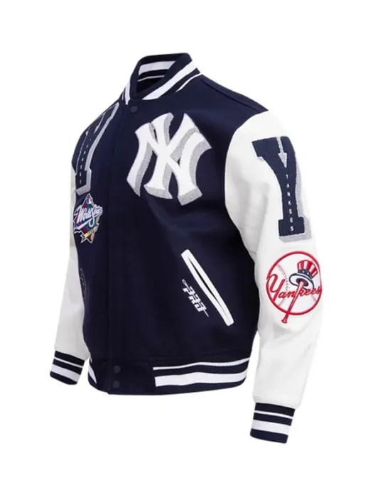 MLB NEW YORK YANKEES MASHUP MEN'S RIB WOOL JACKET