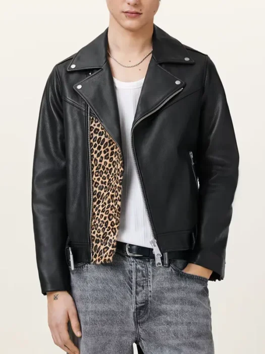 Mick Leather Biker Leather Jacket