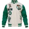 NBA BOSTON CELTICS RETRO CLASSIC MEN'S WOOL VARSITY JACKET