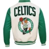 NBA BOSTON CELTICS RETRO CLASSIC MEN'S WOOL VARSITY JACKET BACK