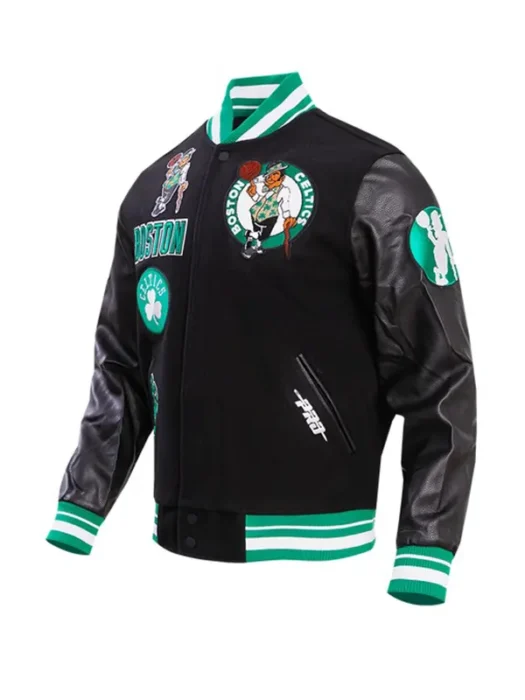 NBA BOSTON CELTICS RETRO CLASSIC WOOL VARSITY JACKET