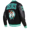 NBA BOSTON CELTICS RETRO CLASSIC WOOL VARSITY JACKET BACK