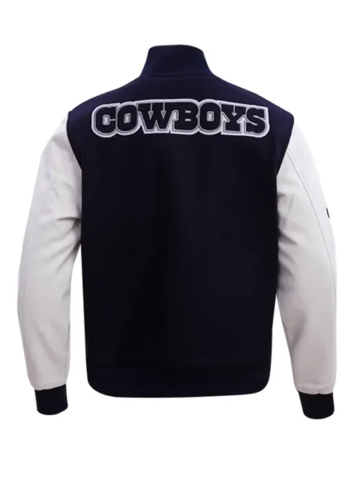 NFL DALLAS COWBOYS CLASSIC WOOL MEN'S VARSITY JACKET BACK