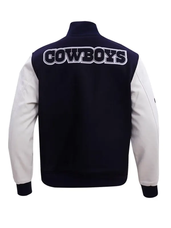 NFL DALLAS COWBOYS CLASSIC WOOL MEN’S VARSITY JACKET BACK