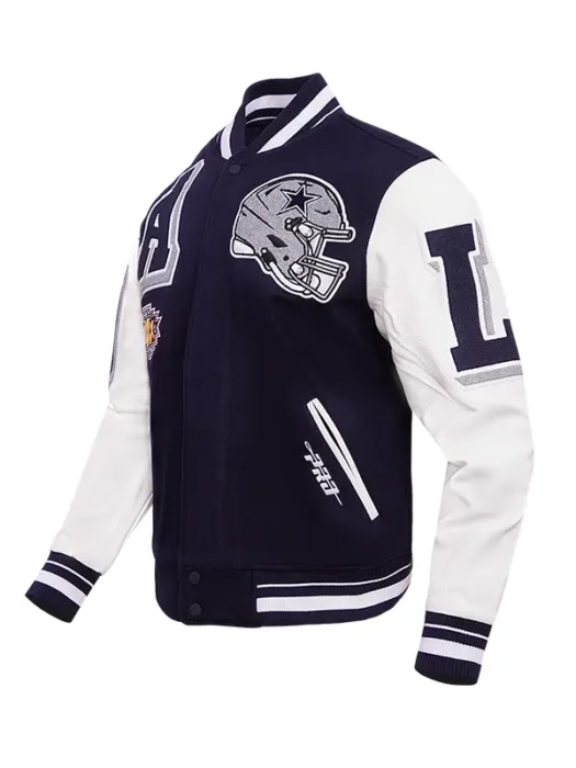 NFL DALLAS COWBOYS MASHUP WOOL VARSITY JACKET