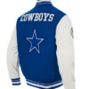 NFL DALLAS COWBOYS RETRO CLASSIC WOOL VARSITY JACKET BACK