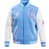 NFL HOUSTON OILERS RETRO WOOL VARSITY JACKET