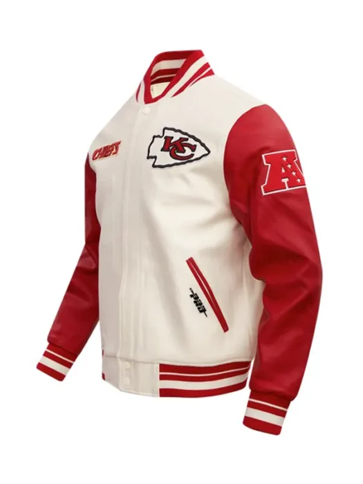 NFL KANSAS CITY CHIEFS RETRO CLASSIC WOOL VARSITY JACKET