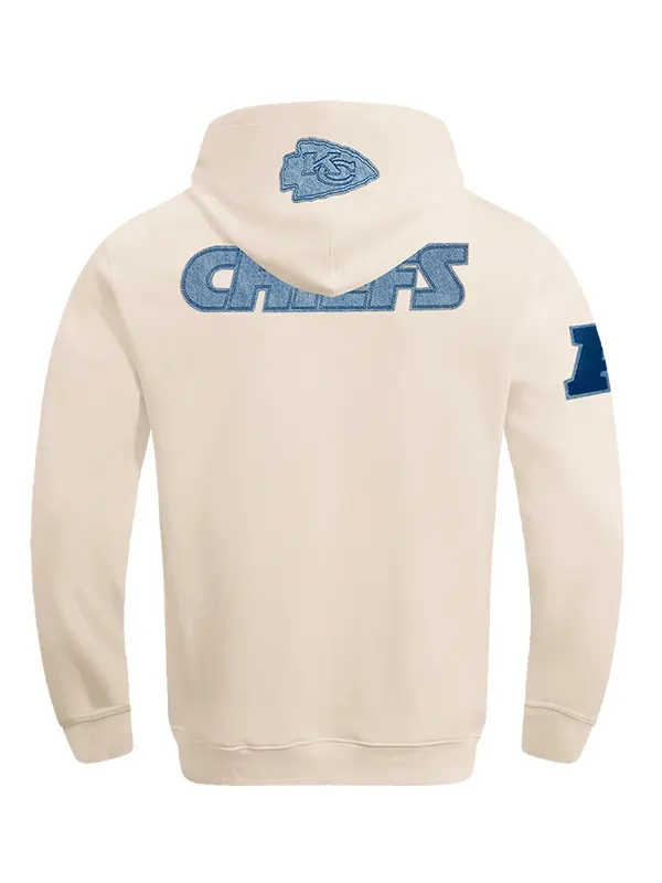 NFL KANSAS CITY CHIEFS VARSITY BLUES PULLOVER HOODIE BACK