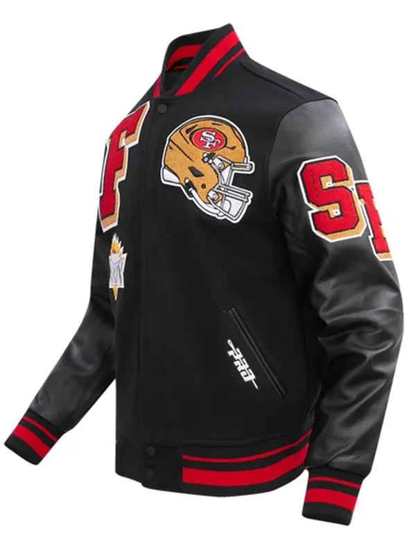 NFL SAN FRANCISCO 49ERS MASHUP WOOL VARSITY JACKET