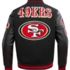 NFL SAN FRANCISCO 49ERS VARSITY JACKET BACK