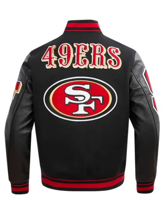 NFL SAN FRANCISCO 49ERS VARSITY JACKET BACK