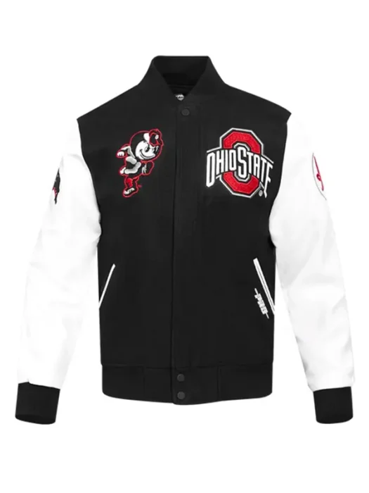 OHIO STATE UNIVERSITY CLASSIC MEN'S WOOL VARSITY JACKET