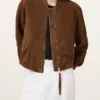 Orten Suede Bomber Jacket