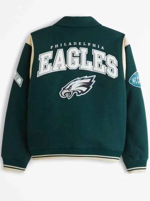 Philadelphia Eagles Varsity Jacket Back