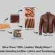 What Does '100% Leather' Really Mean