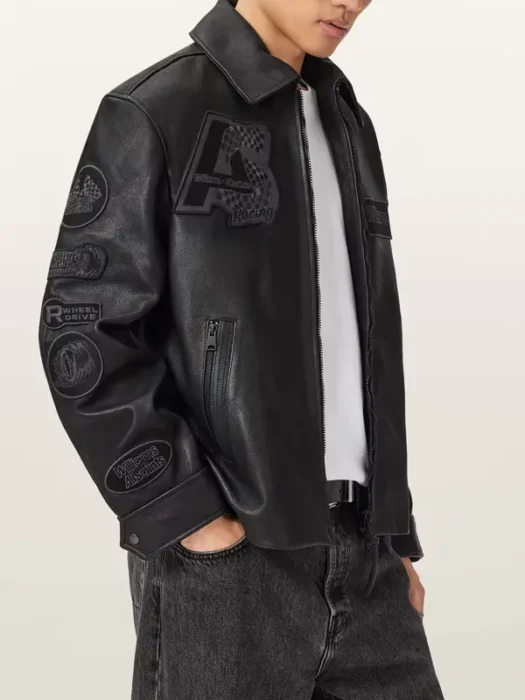 Williams X AllSaints Garrison Leather Jacket
