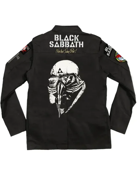 Army Black Sabbath Jacket Back