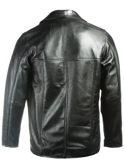 Bruce Springsteen Black Leather Jacket Back