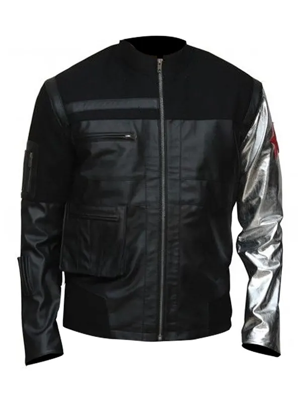 Bucky Barnes Civil War Leather Jacket