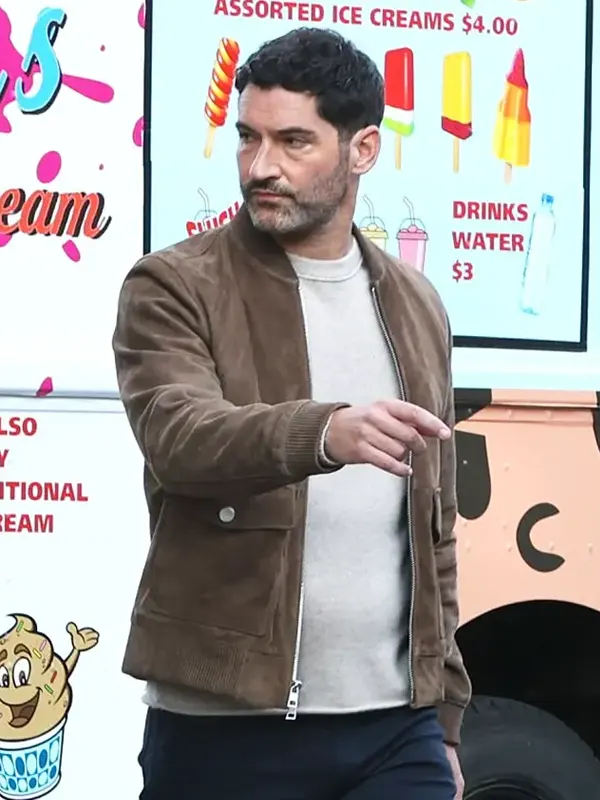 CIA Tom Ellis Suede Jacket
