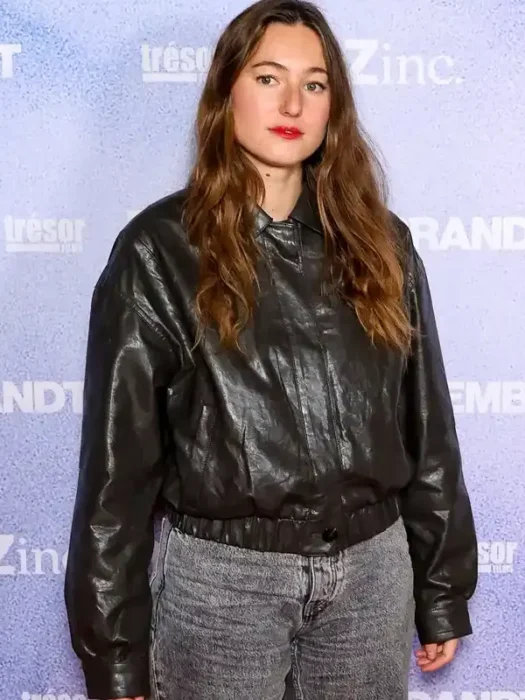 Camille Etienne Rembrandt Black Leather Jacket
