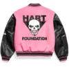 Foundation Bret Hart Varsity Jacket Back
