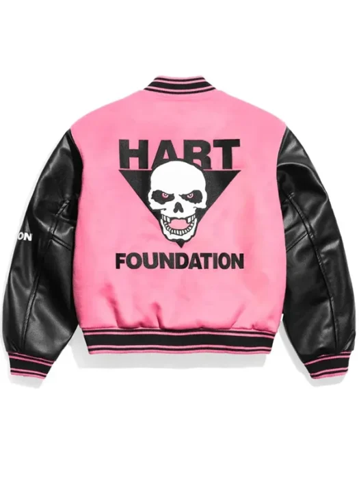 Foundation Bret Hart Varsity Jacket Back
