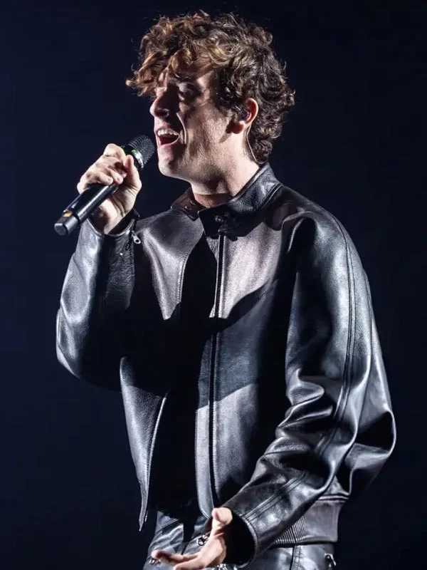 Guitarricadelafuente Leather Black Jacket